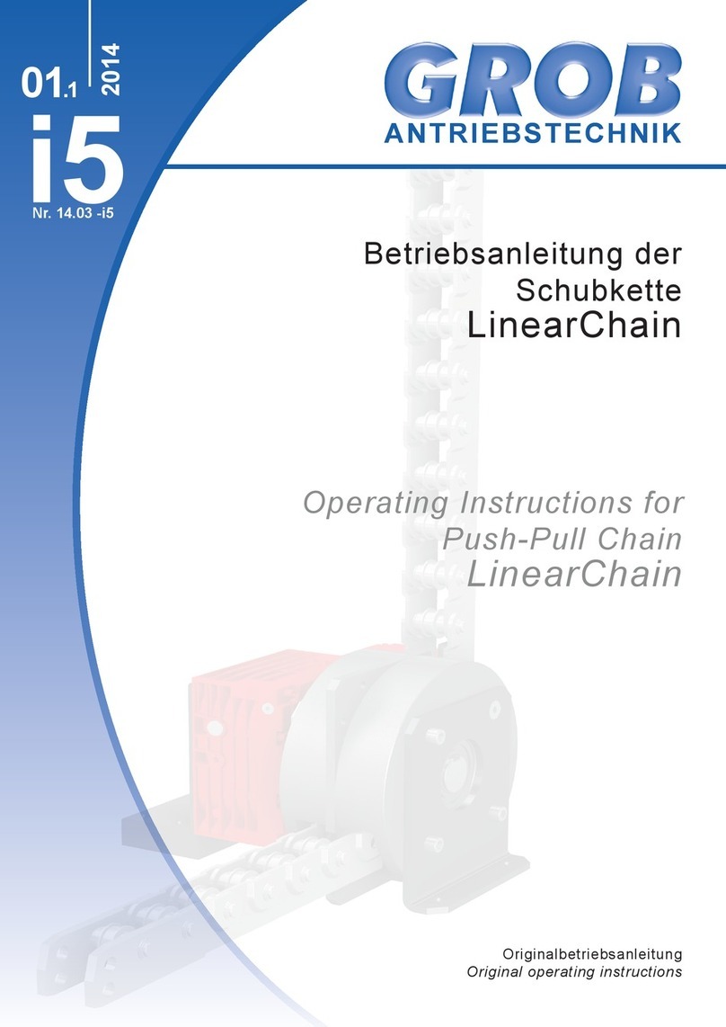 Grob LinearChain operating instructions