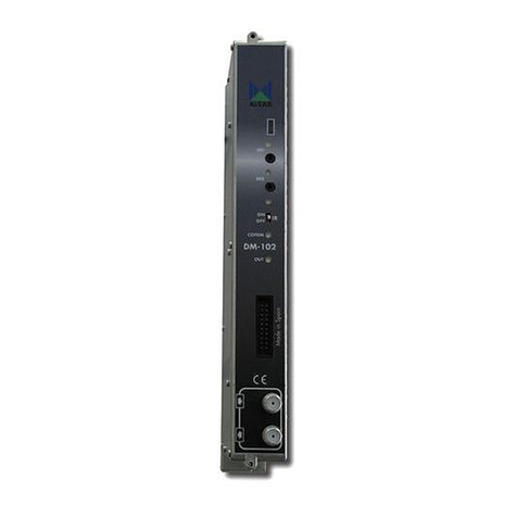 Alcad DM-102 User manual