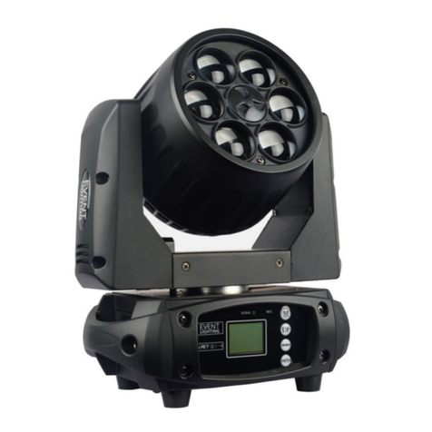Event Lighting LM6X15 User manual Event Lighting LM6X15 User manual