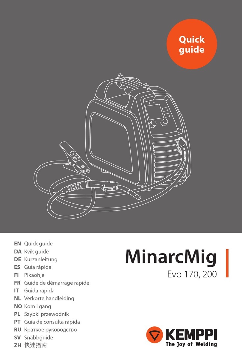 Kemppi MinarcMig Evo 170 User manual
