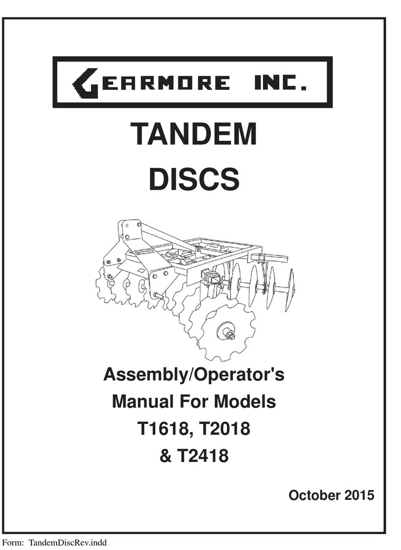 Gearmore T1618 User manual
