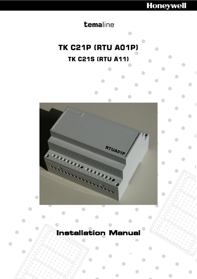 Honeywell temaline TK C21P installation manual