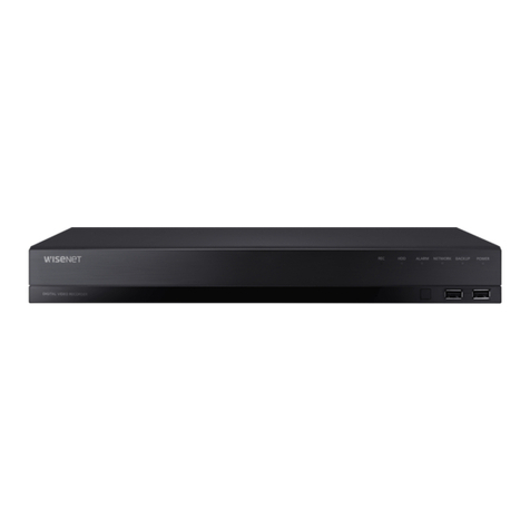 Wisenet HRX-1620 Installation guide