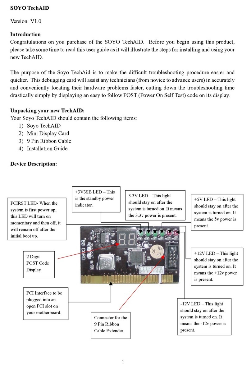 SOYO TechAID manual