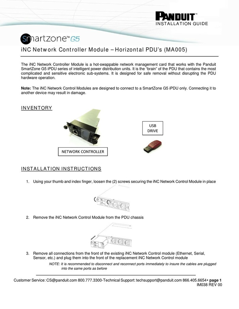 Panduit smartzone G5 manual