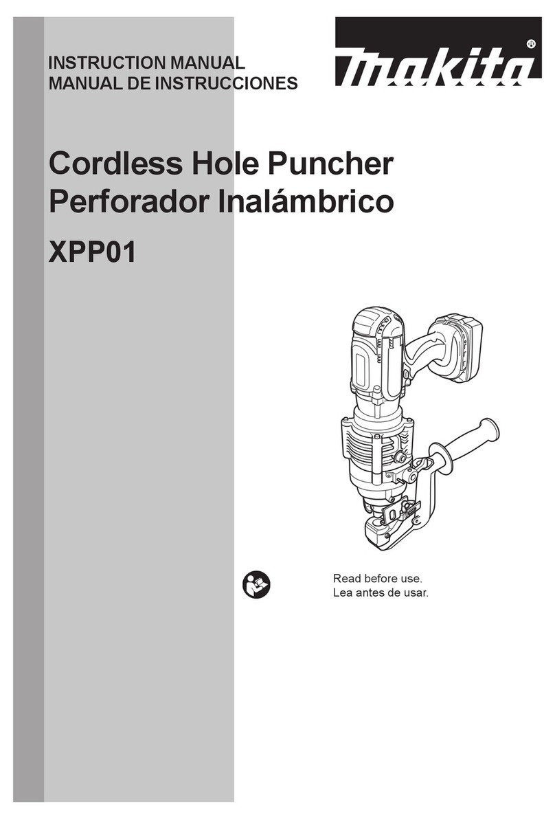 Makita XPP01 instruction manual
