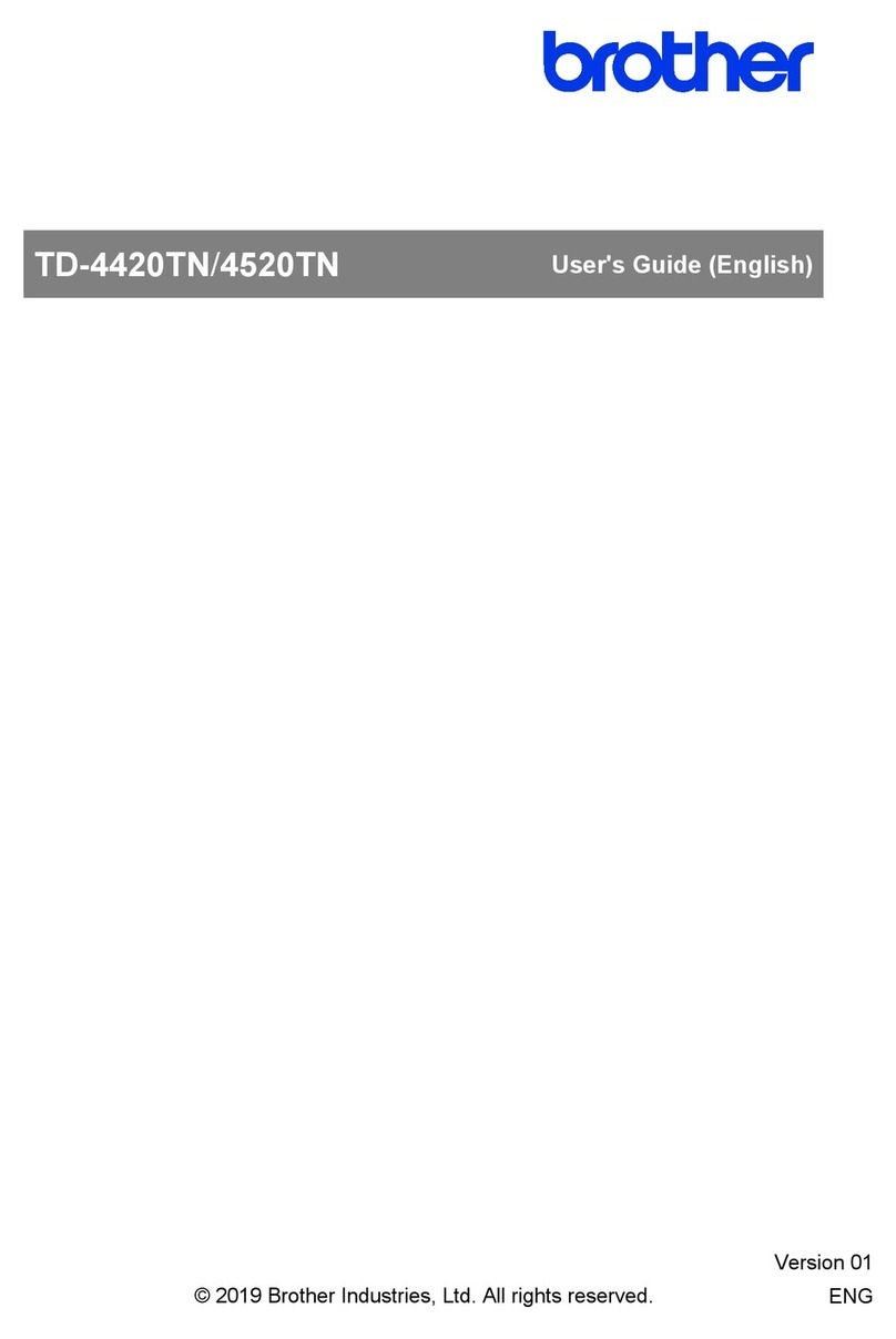 Brother TD-4420TN user guide