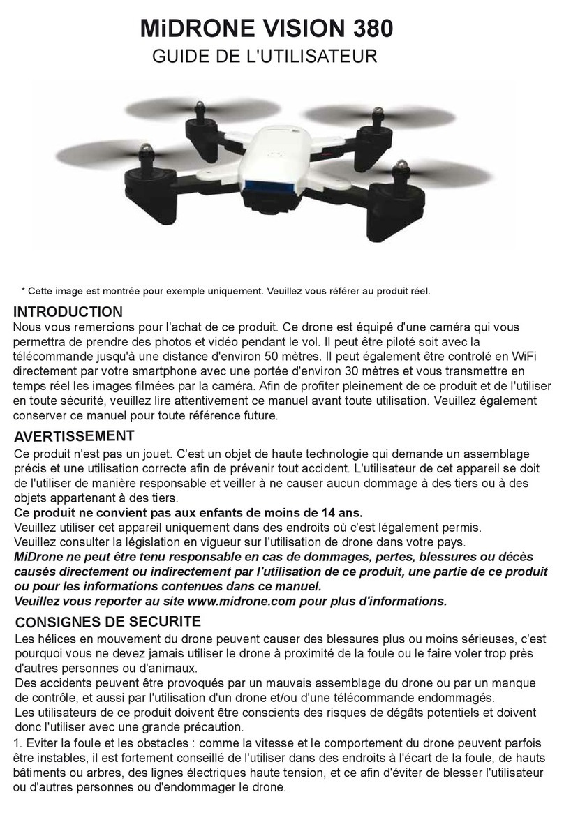 MiDRONE VISION 380 user manual