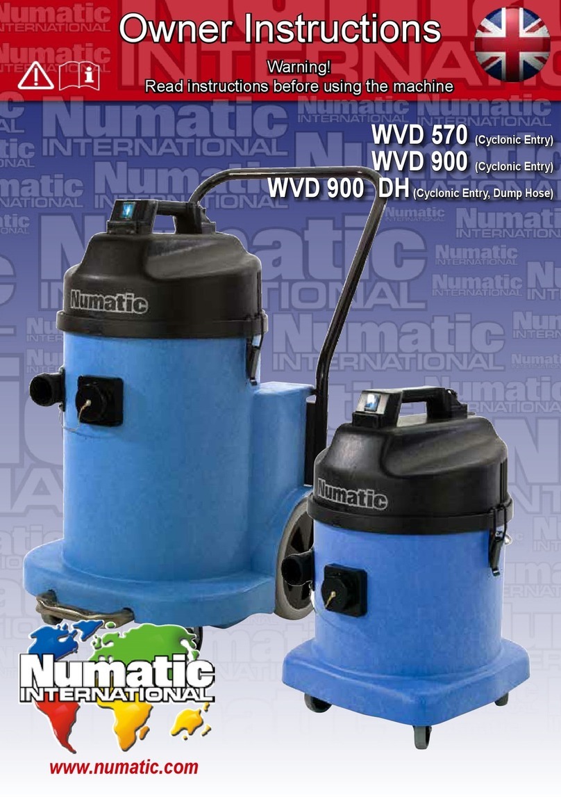 Numatic WVD 570 User manual