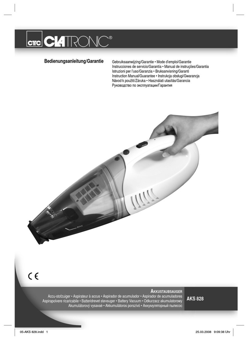 CTC Union CLATRONIC AKS 828 Instruction manual & guarantee