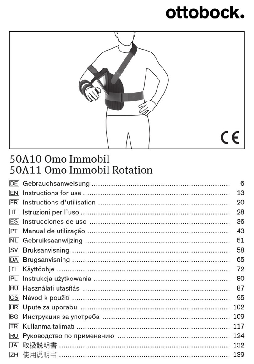 Otto Bock 50A10 Omo Immobil Instructions for use