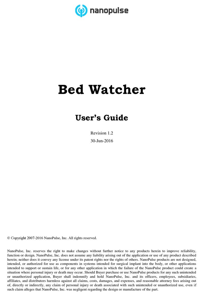NanoPulse Bed Watcher User manual