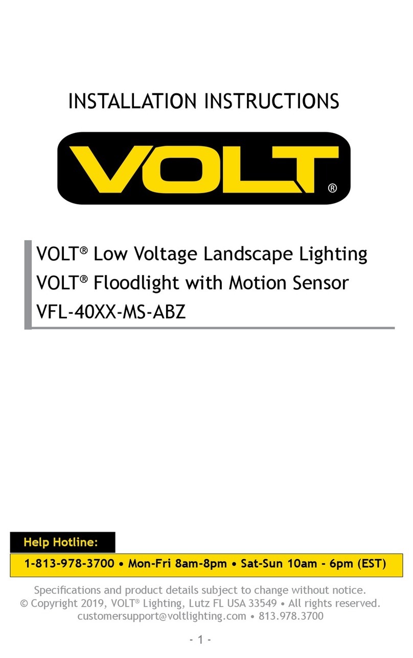 Volt VFL-40 MS-ABZ Series installation instructions