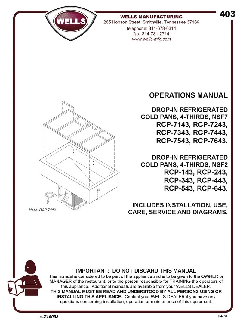 Wells RCP-7143 Owner's manual