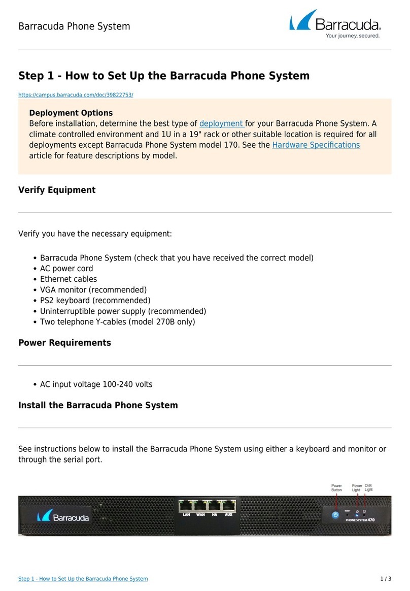 Barracuda 470 quick guide