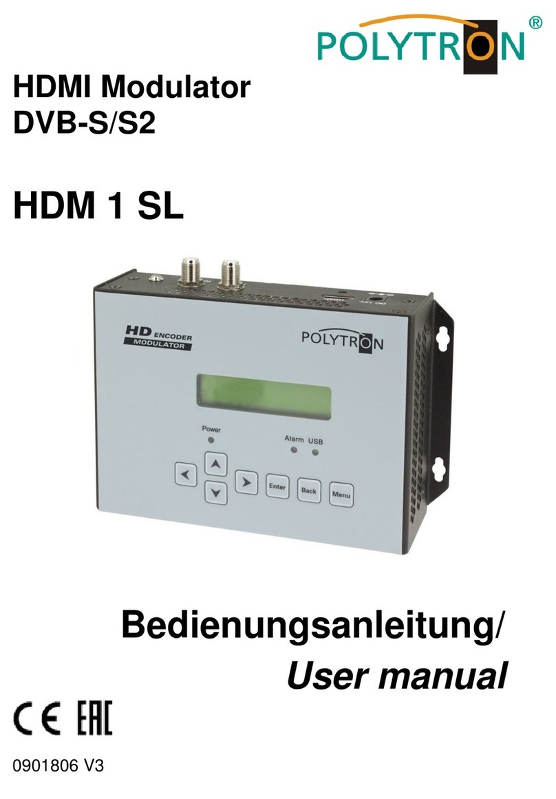 Polytron HDM 1 SL User manual