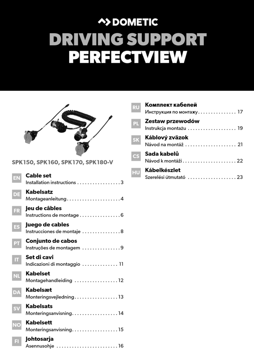 Dometic PERFECTVIEW SPK 150 Installation instruction