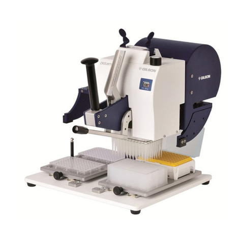 Gilson PLATEMASTER P20 User manual