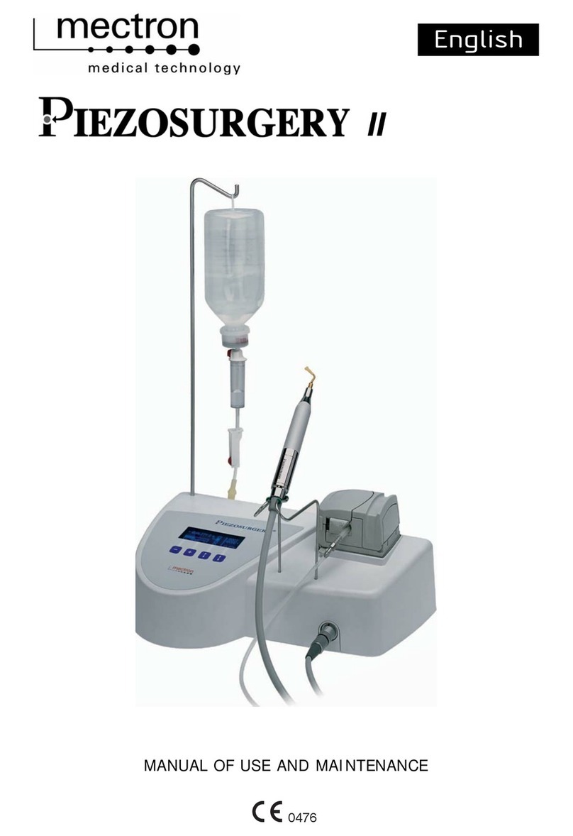 mectron Piezosurgery II Manual of use and maintenance