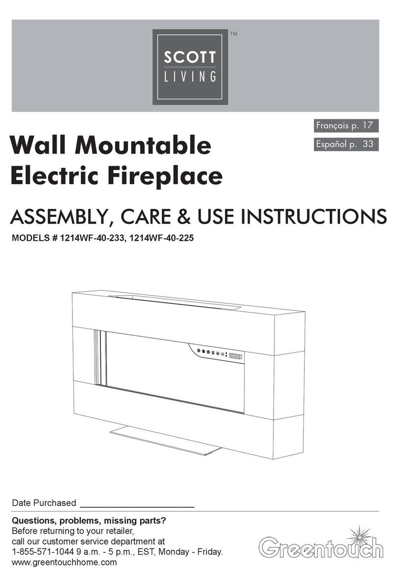 Scott Living 1214WF-40-233 Assembly / care & use instructions