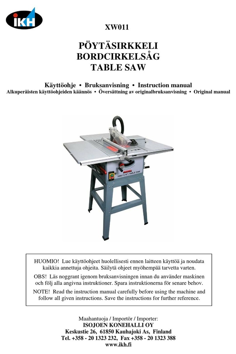 IKH XW011 User manual