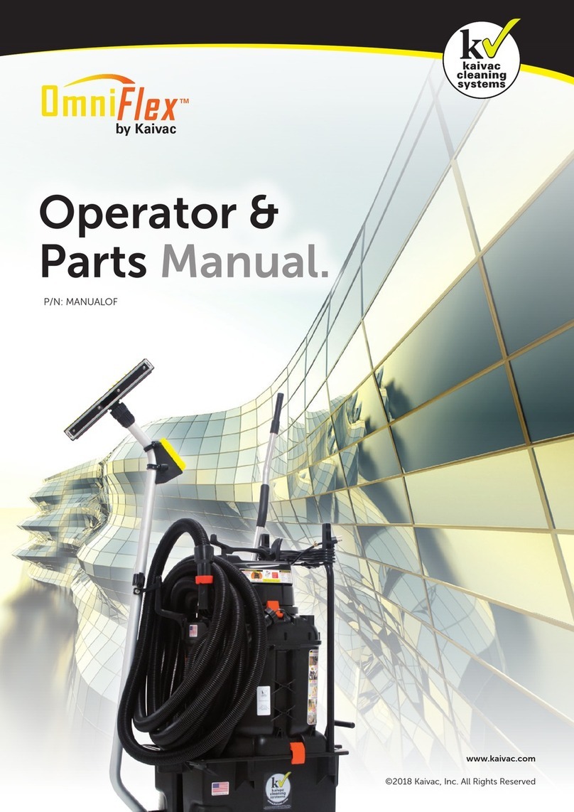 Kaivac Trolley-Bucket User manual