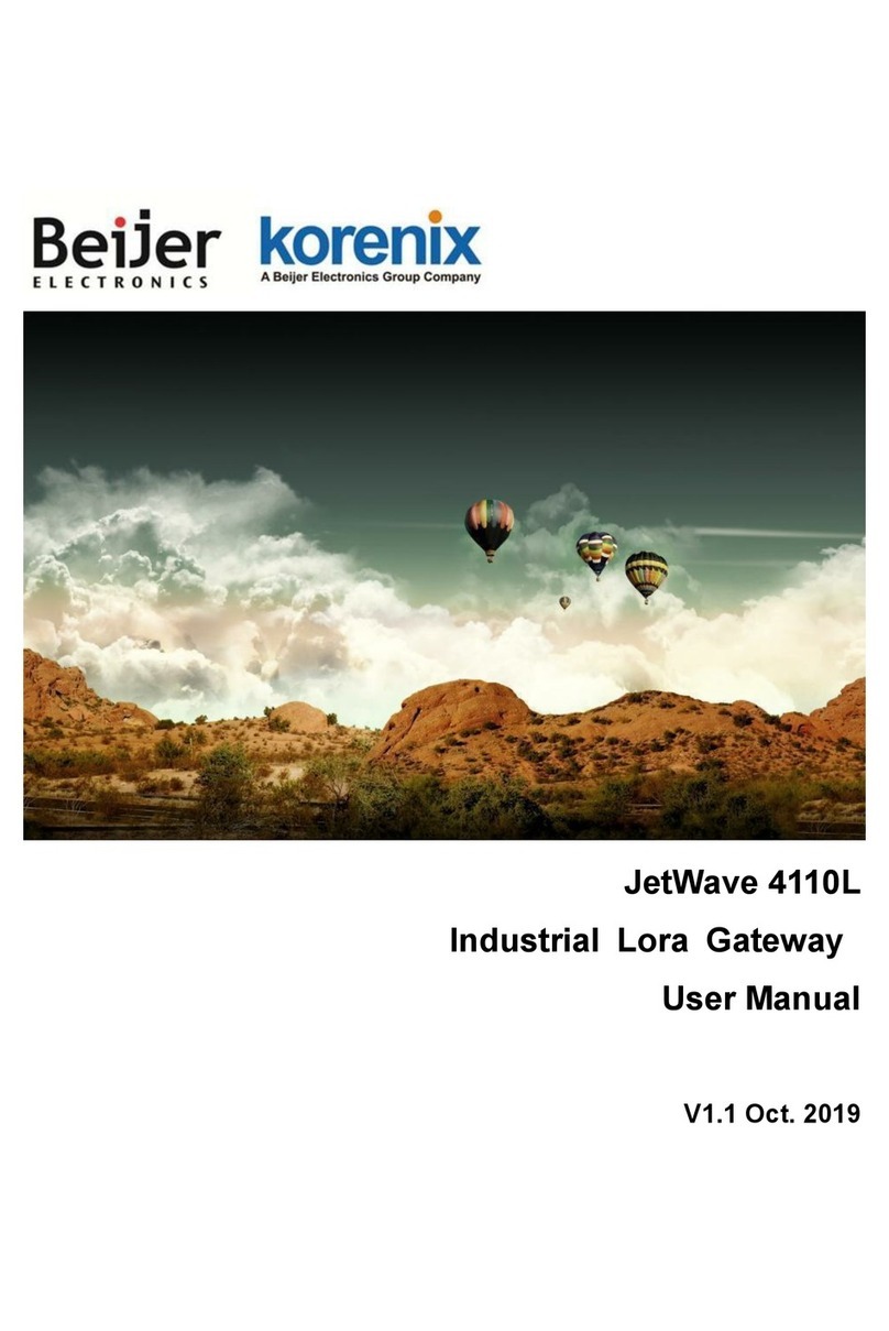 BeiJer Korenix JetWave 4110L user manual
