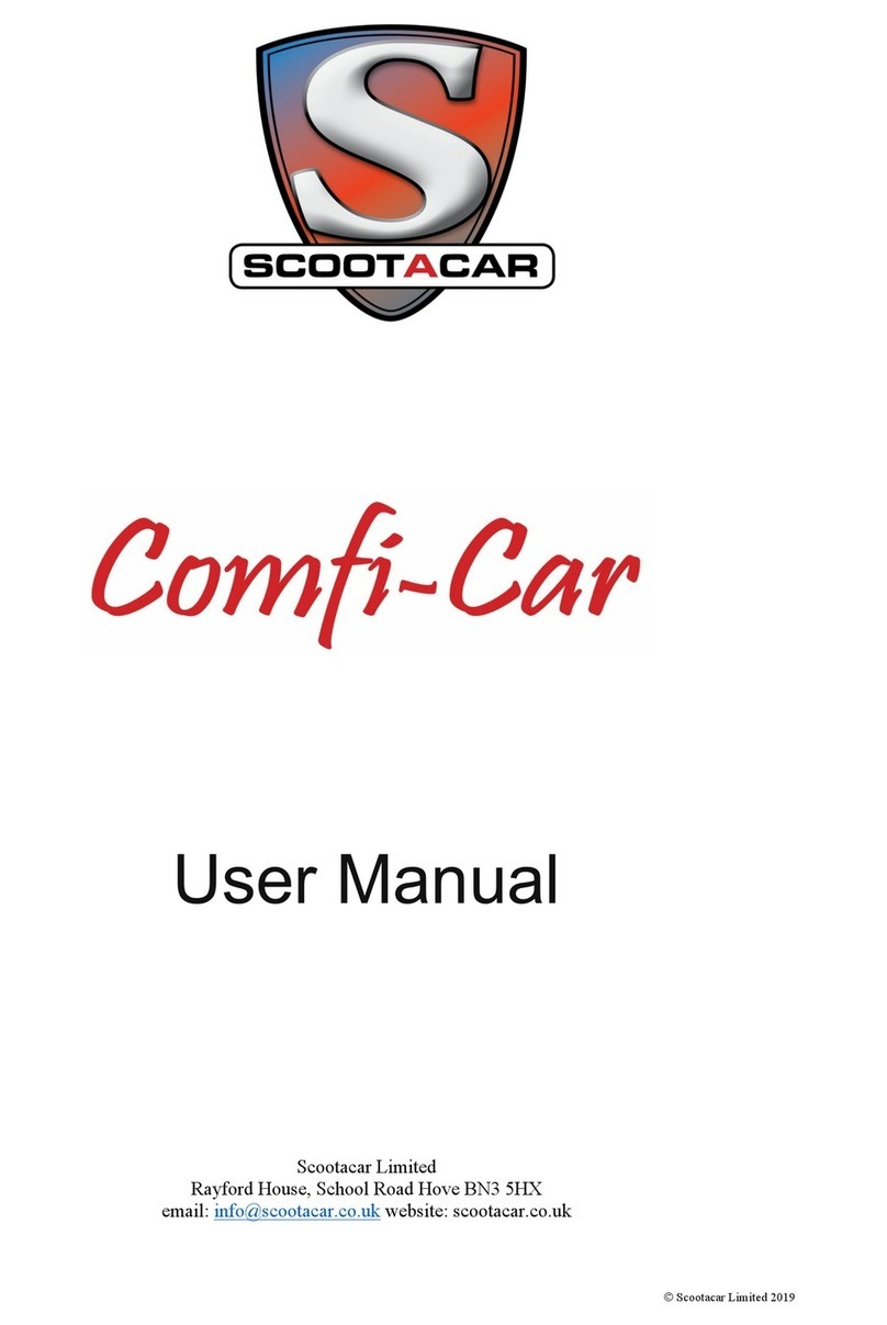 Scootacar Comfi-Car user manual