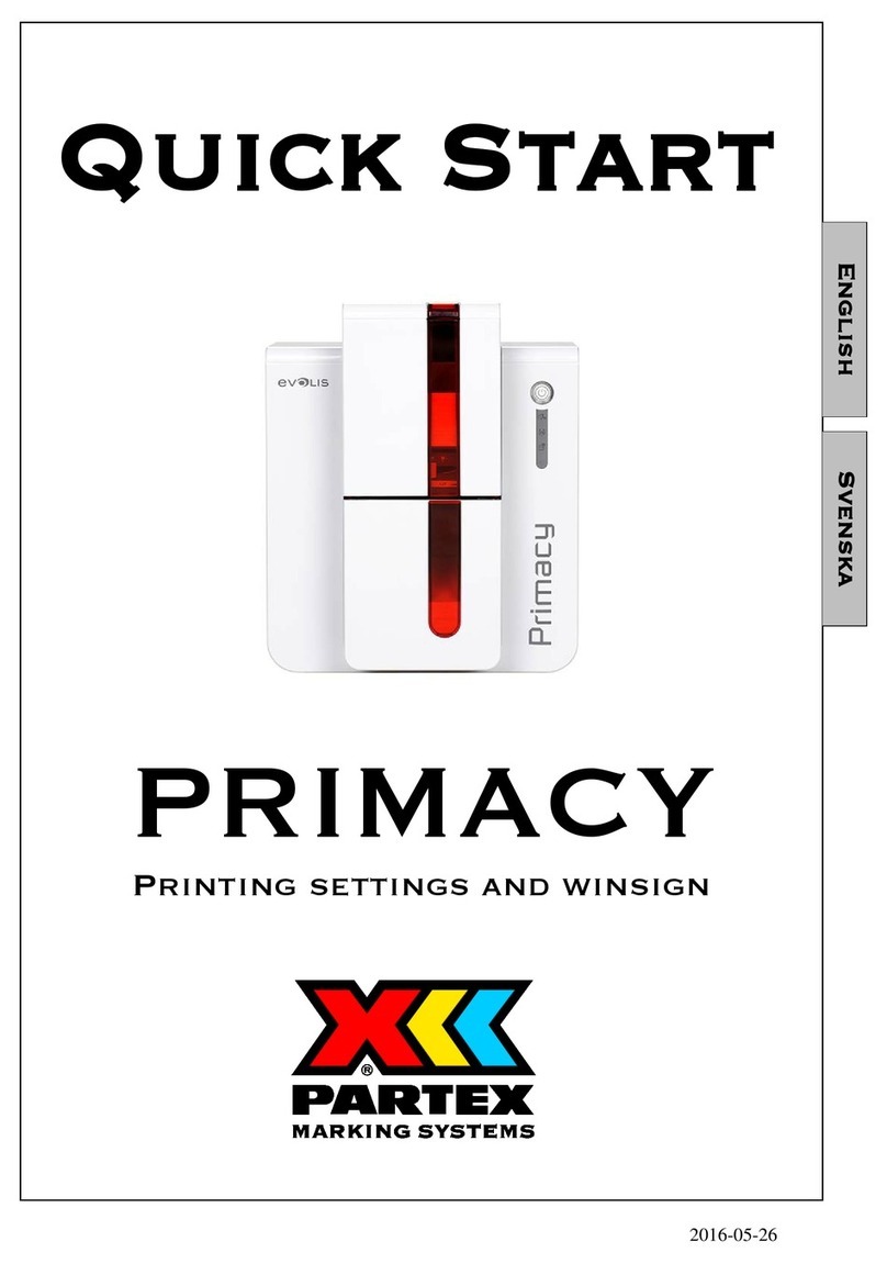 Partex Primacy User manual