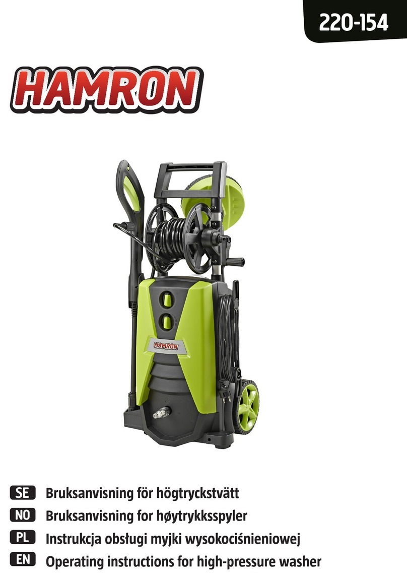 Hamron HPW-140 operating instructions