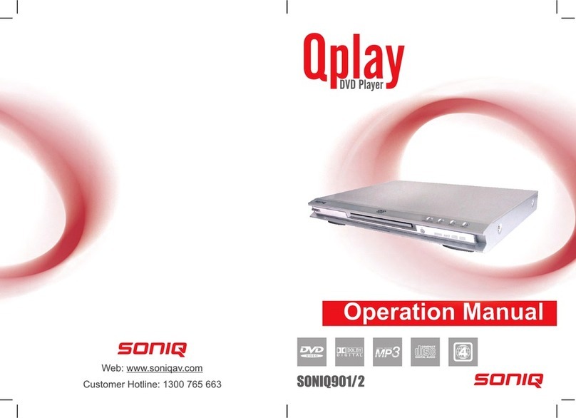 SONIQ Qplay 901 User manual