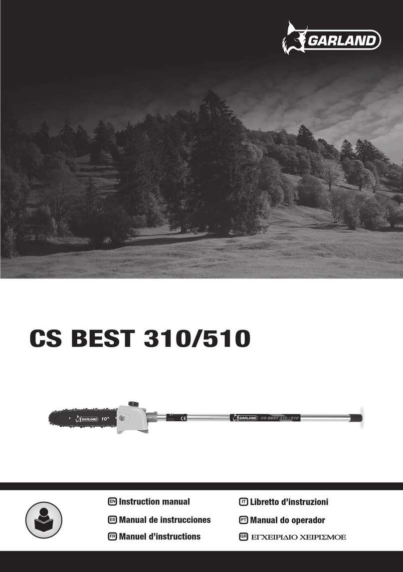Garland CS BEST 310 User manual Garland CS BEST 310 User manual