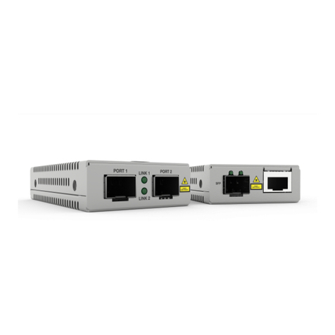 Allied Telesis MMC10G Series User manual