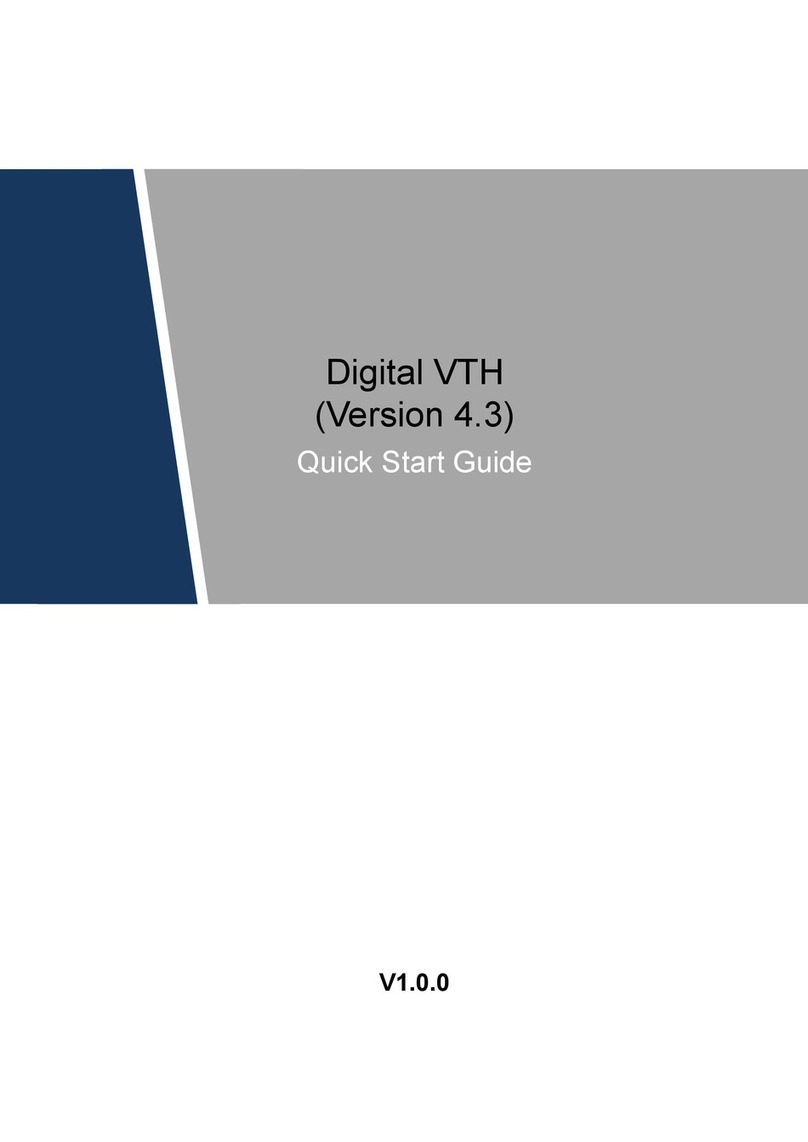 Dahua Digital VTH quick start guide
