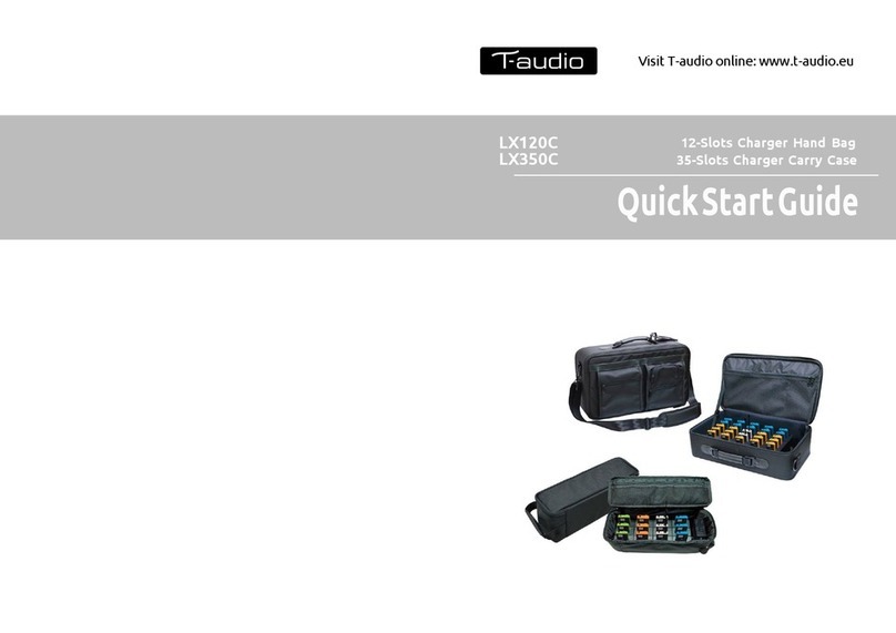 T-audio LX350C quick start guide