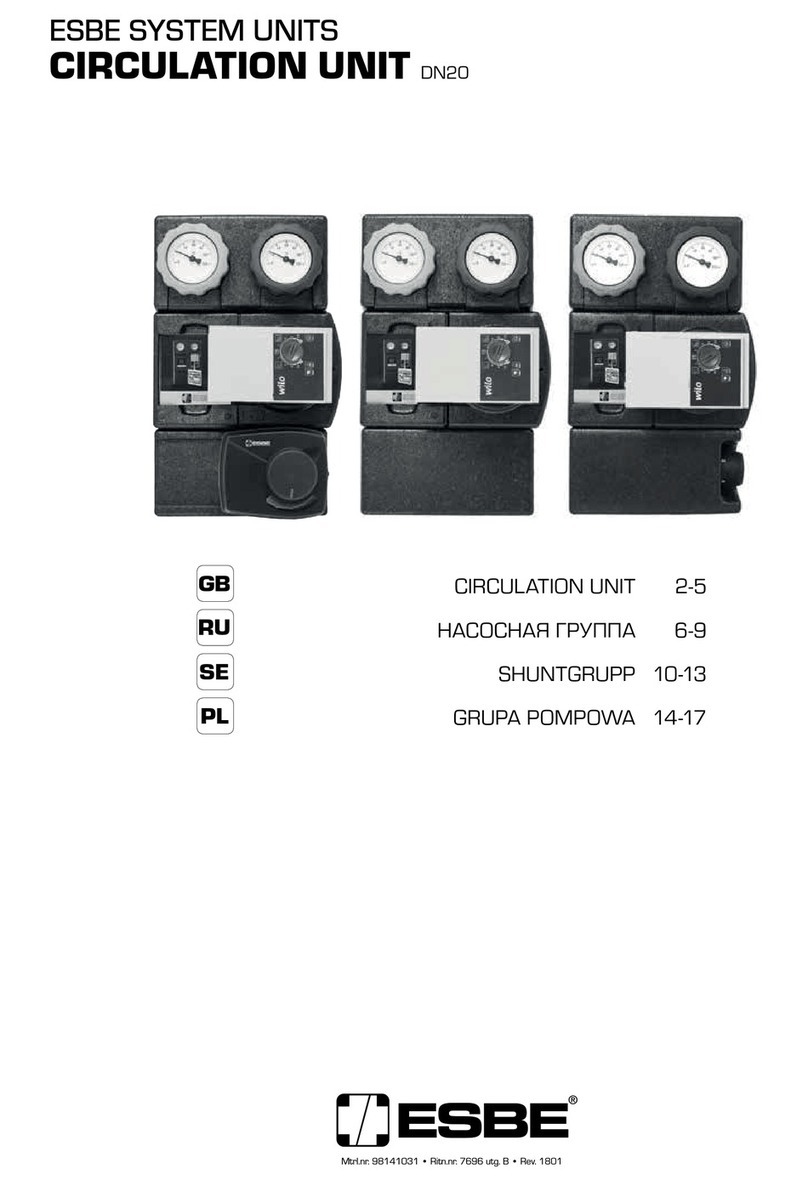 ESBE GDA311 Series User manual