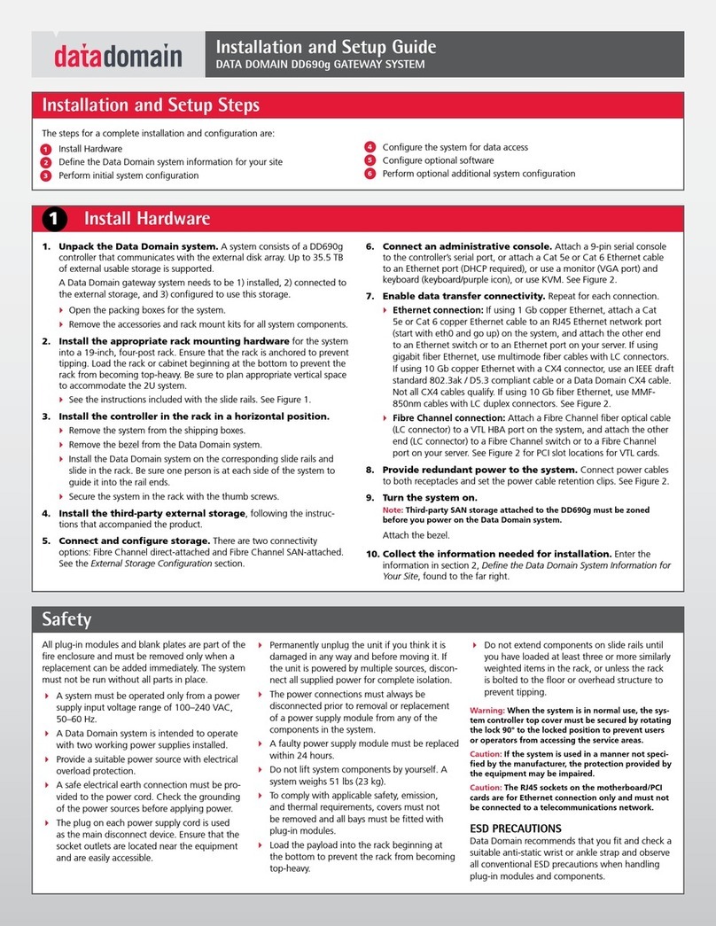 Data Domain DD690g Assembly instructions