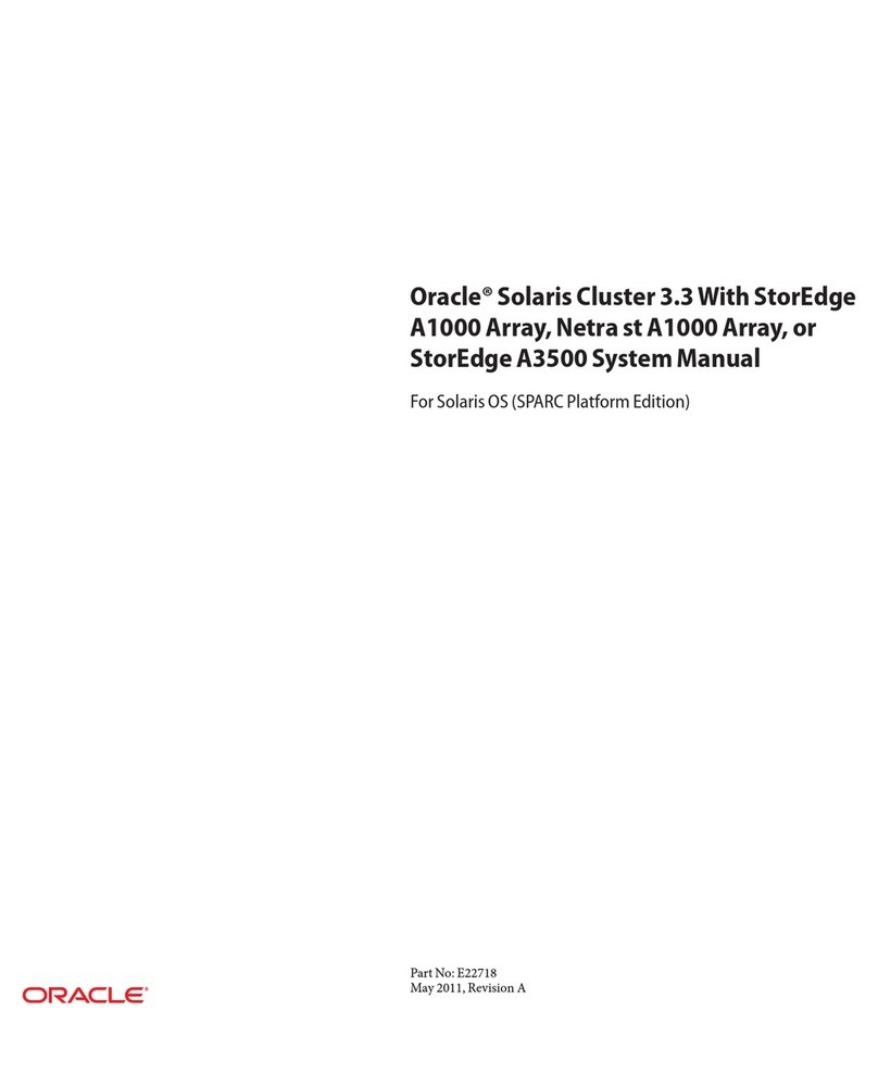 Oracle Solaris Cluster 3.3 User guide