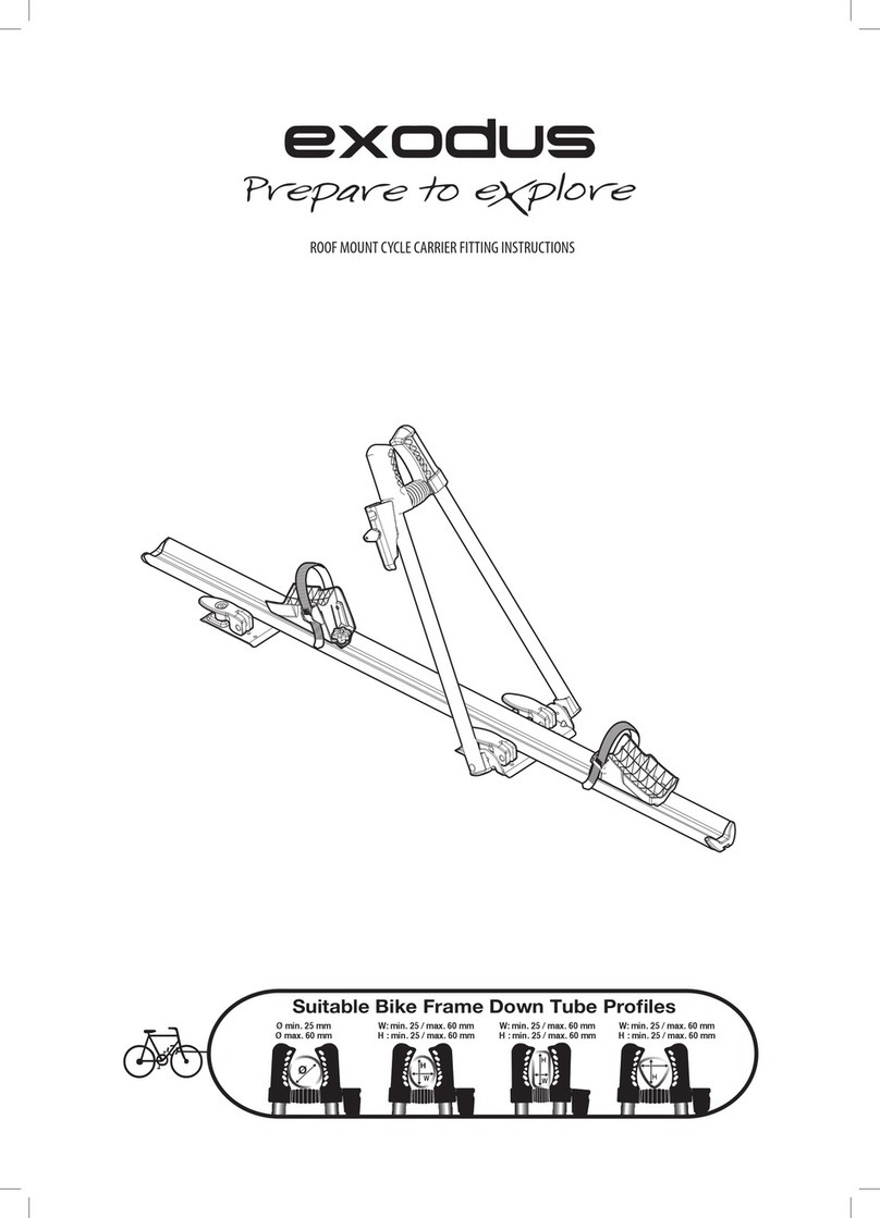 Halfords Exodus 635772 Fitting instructions