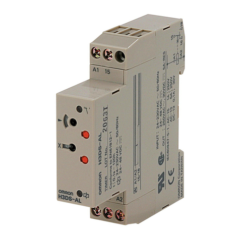 Omron H3DS Series manual