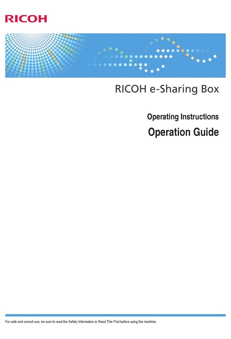 Ricoh e-Sharing Box operating instructions