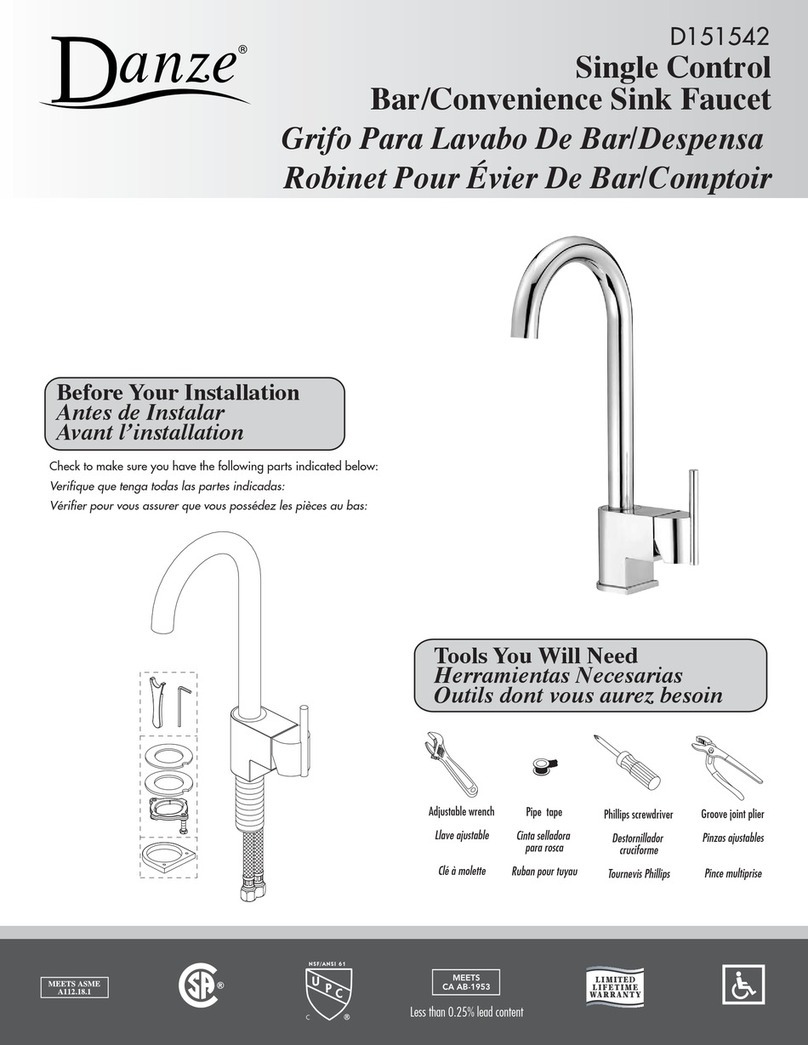 Danze D151542 quick guide