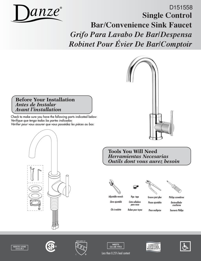 Danze D151558 quick guide
