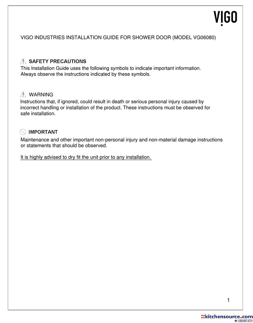 VIGO FERRARA VG06080 User manual