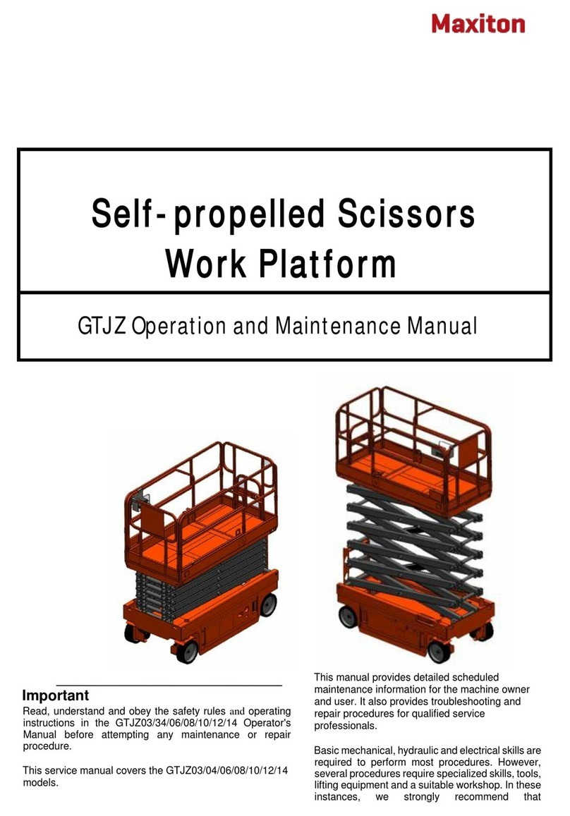 Niuli Maxiton GTJZ Series Operation and maintenance manual