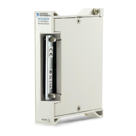 National Instruments NI TB-2631B User manual National Instruments NI TB-2631B User manual