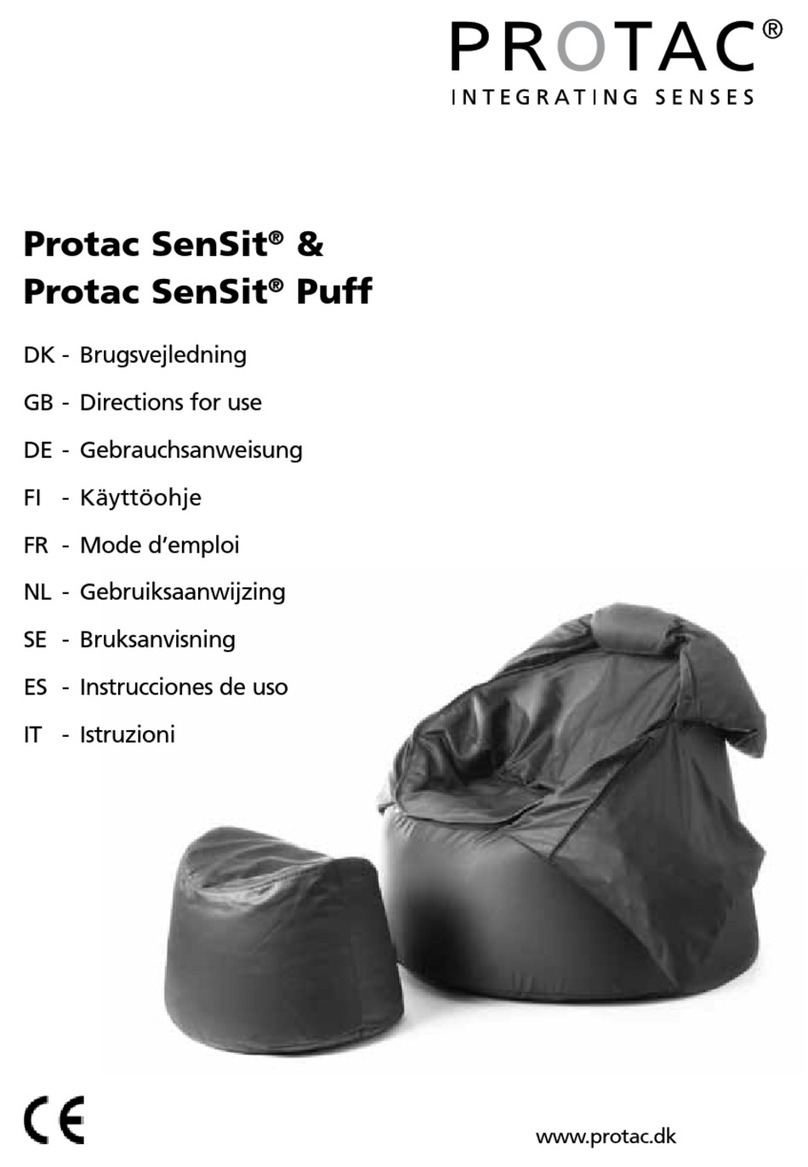 Protac SenSit standard Directions for use