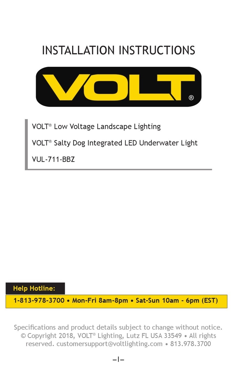 Volt VUL-711-BBZ installation instructions