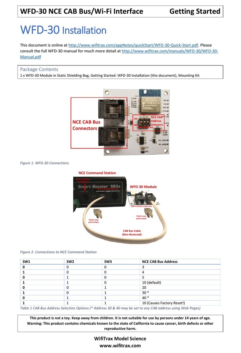 WifiTrax Model Science WFD-30 Getting started
