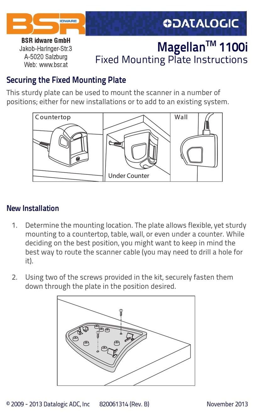 Datalogic Magellan 1100i instructions